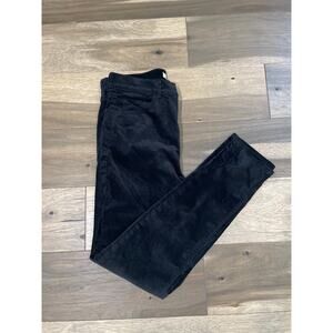 LOFT Made & Loved Velvet Ankle Pants – Size 8 – Black – High Rise